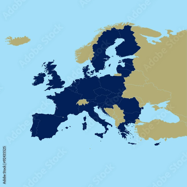 Obraz EU MAP