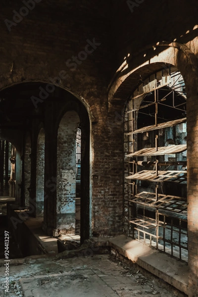 Obraz old abandoned building