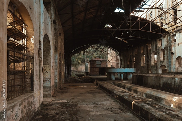 Obraz old abandoned factory