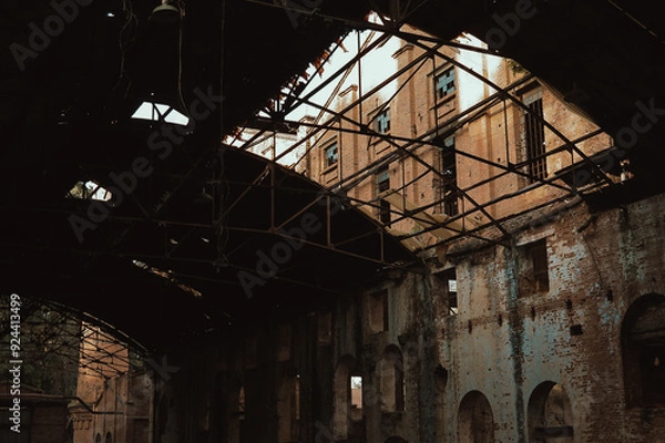 Obraz old abandoned factory