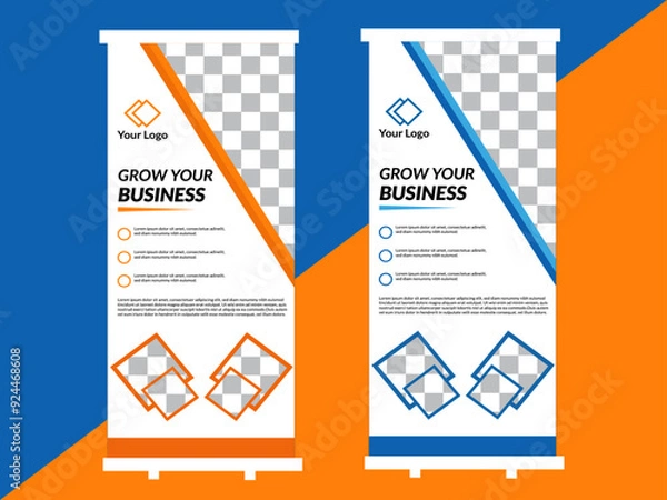 Obraz Business Roll up Banner Design Template