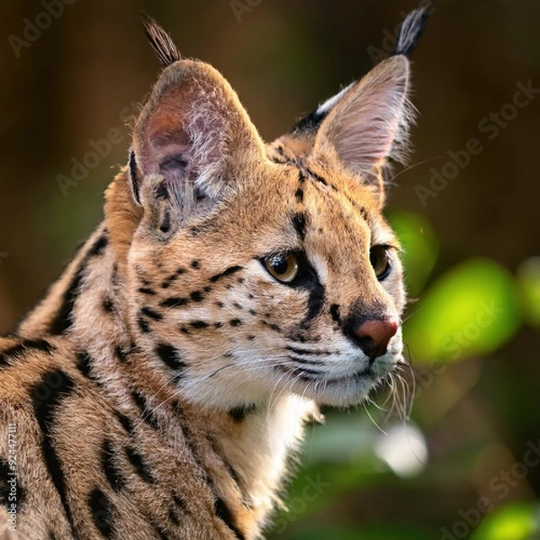 Obraz Serval Cat Portrait