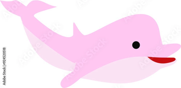 Obraz Pink dolphin