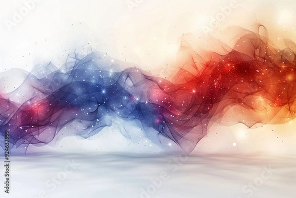 Fototapeta a presentation background, abstract, healthcare, red, blue, white background