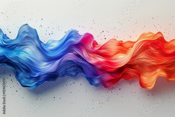 Fototapeta a presentation background, abstract, healthcare, red, blue, white background