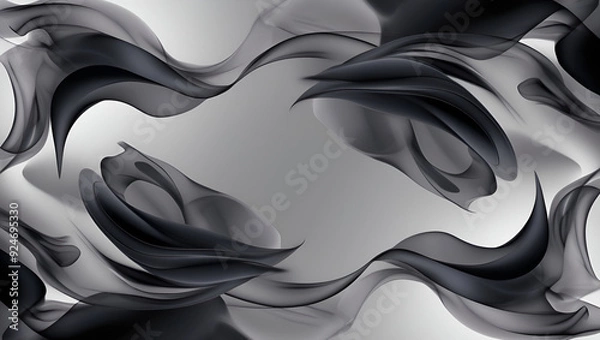 Obraz black gray and white color background texture