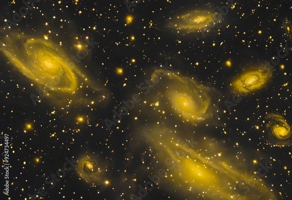 Fototapeta Stunning Galaxies - Perfect for Back to School, Science Classrooms, Physics Enthusiasts, and Space Decor