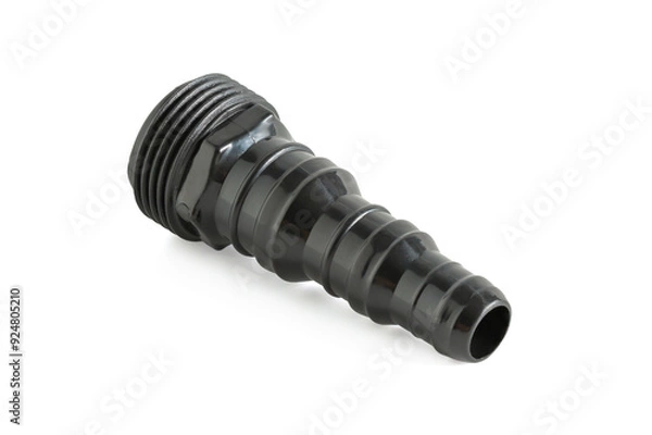Obraz Water or vacuum hose, Components for the garden product of low-pressure isolated on a white background with clipping path. Close-up