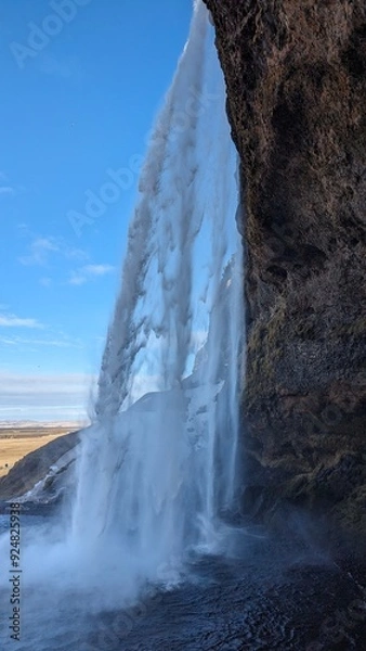 Obraz iceland waterfall