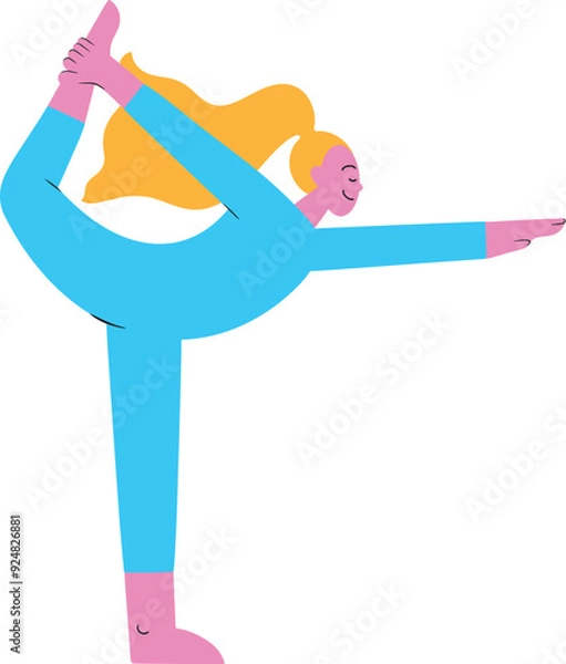 Obraz person doing yoga