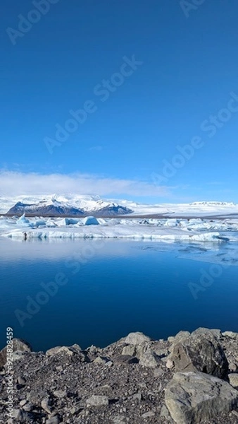 Obraz blue glacier