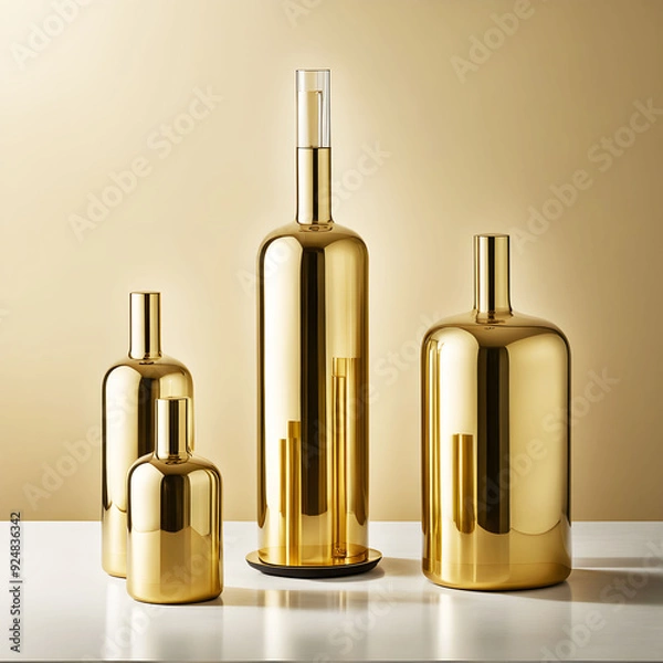 Obraz bottle of perfume generative ia	