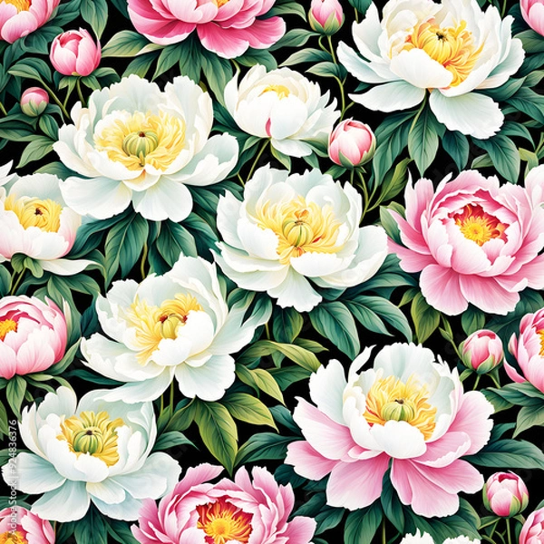 Obraz seamless pattern generative ia	
