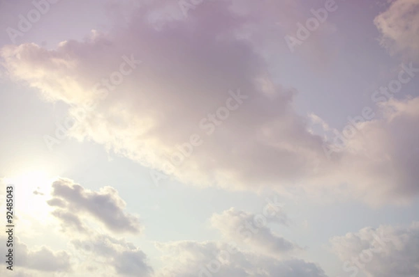 Fototapeta dramatic moody sky with cloud