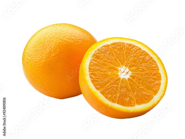Obraz orange isolated on white background