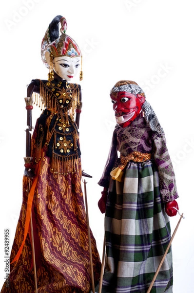 Obraz Puppet show from Indonesia