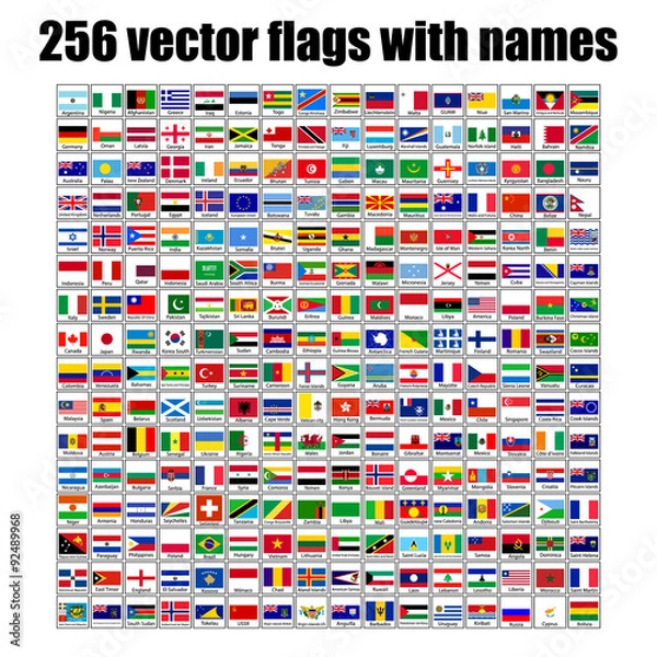 Obraz flags of the world