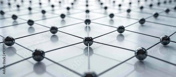 Obraz Network Connection Abstract