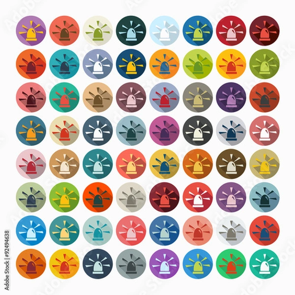 Fototapeta Flat design: flasher