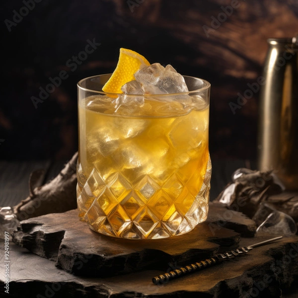 Obraz Gold Rush Cocktail
