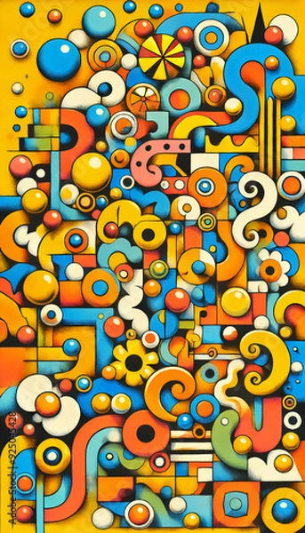 Fototapeta Dadaist background