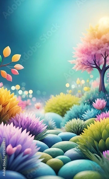 Fototapeta colorful landscape