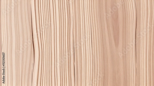 Obraz Textured Wood Surface Background with Space for Text. Generative AI