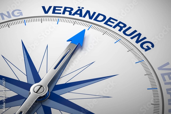 Obraz Zmiana kompasu 3D