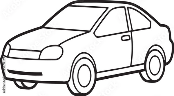 Fototapeta Car Icon Vector Illustration