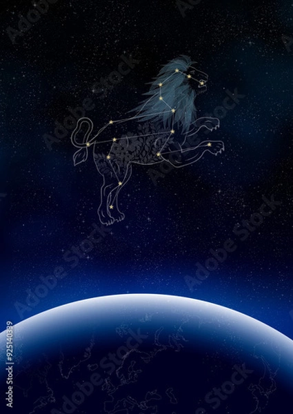 Obraz 宙を駆ける獅子座