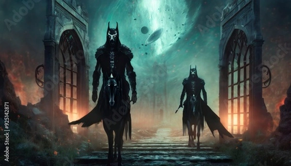 Obraz person in the dark