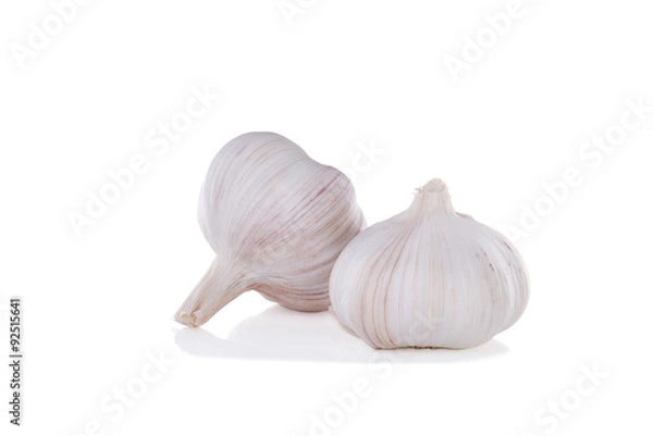 Obraz Чеснок на белом фоне