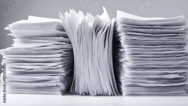 Fototapeta stack of paper