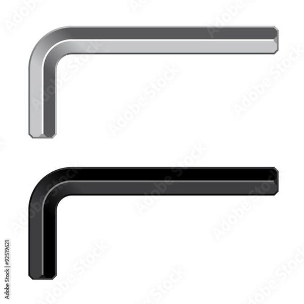 Obraz vector allen unbrako inbus keys