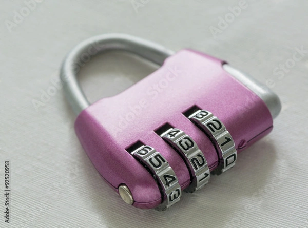 Obraz combination lock