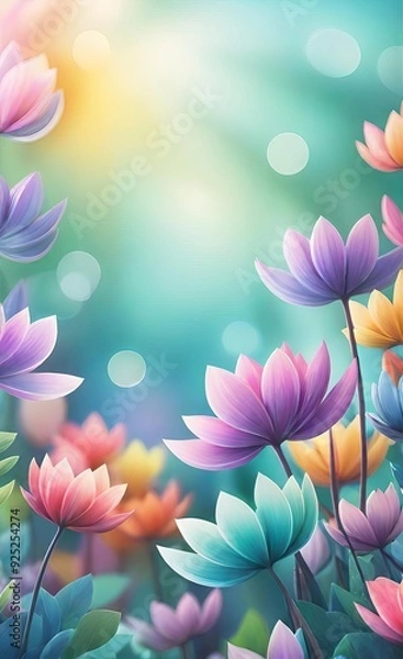 Fototapeta flowers background