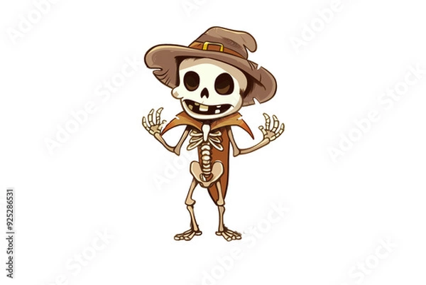 Fototapeta Halloween skeleton