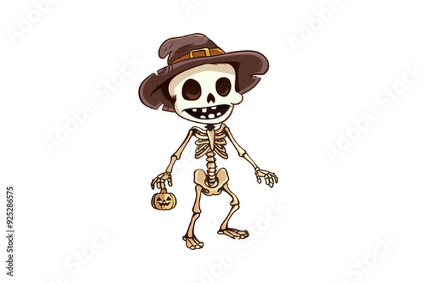 Fototapeta Halloween skeleton