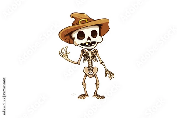 Fototapeta Halloween skeleton