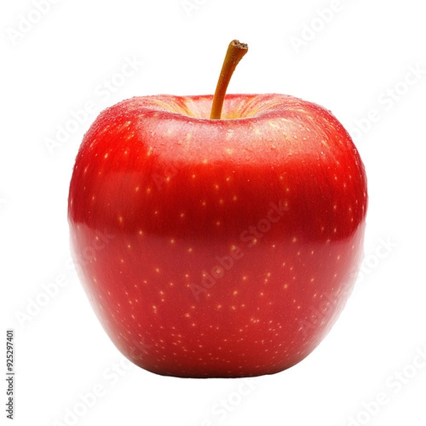 Obraz red apple isolated PNG transparent background