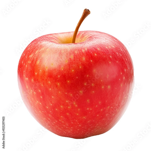 Obraz red apple isolated PNG transparent background