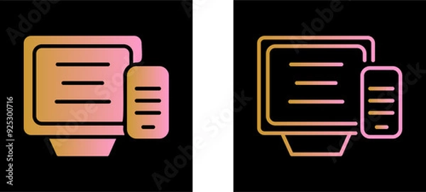 Fototapeta Device Vector Icon