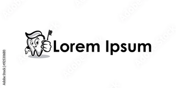 Fototapeta Icon for dentists and dental technicians