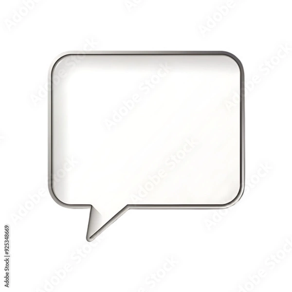 Fototapeta please speech bubble on transparent background