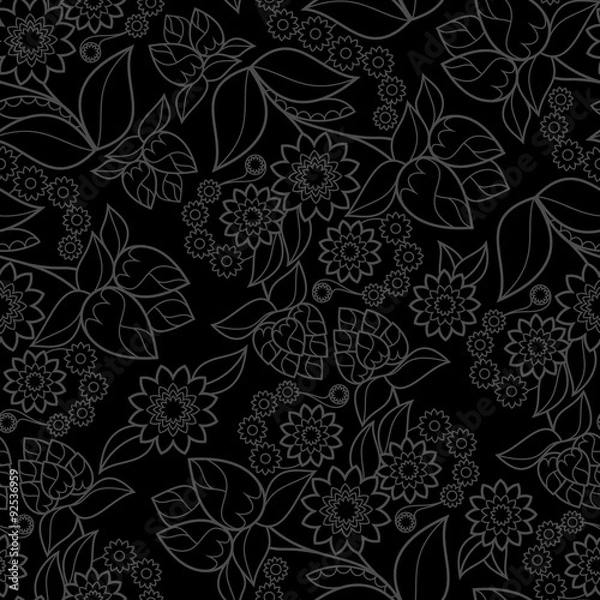 Obraz Background floral seamless texture