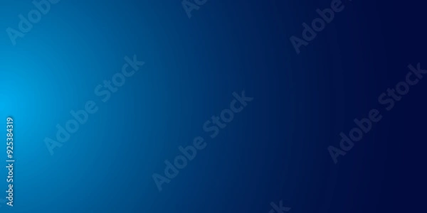 Fototapeta Blue gradient smooth background. Abstract background design. Premium blue background design. Illustration. Vector.