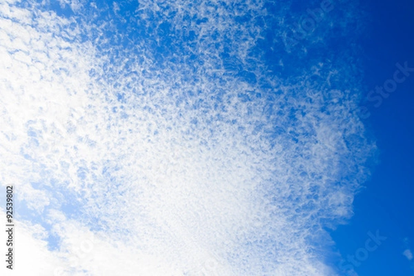 Fototapeta Close up shot Abstract from of Cloud and blue sky