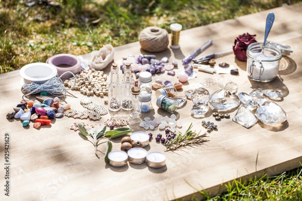 Obraz Unterschiedliches Bastelmaterial