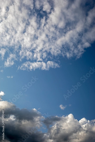 Fototapeta blue sky with clouds