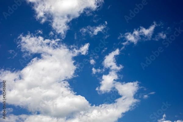 Fototapeta blue sky with clouds